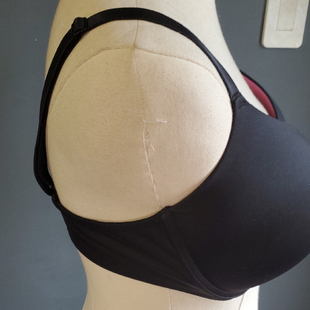 PINK Victoria's Secret Black Plunge Bra Intimates Size 36DD - Picture 4 of 10